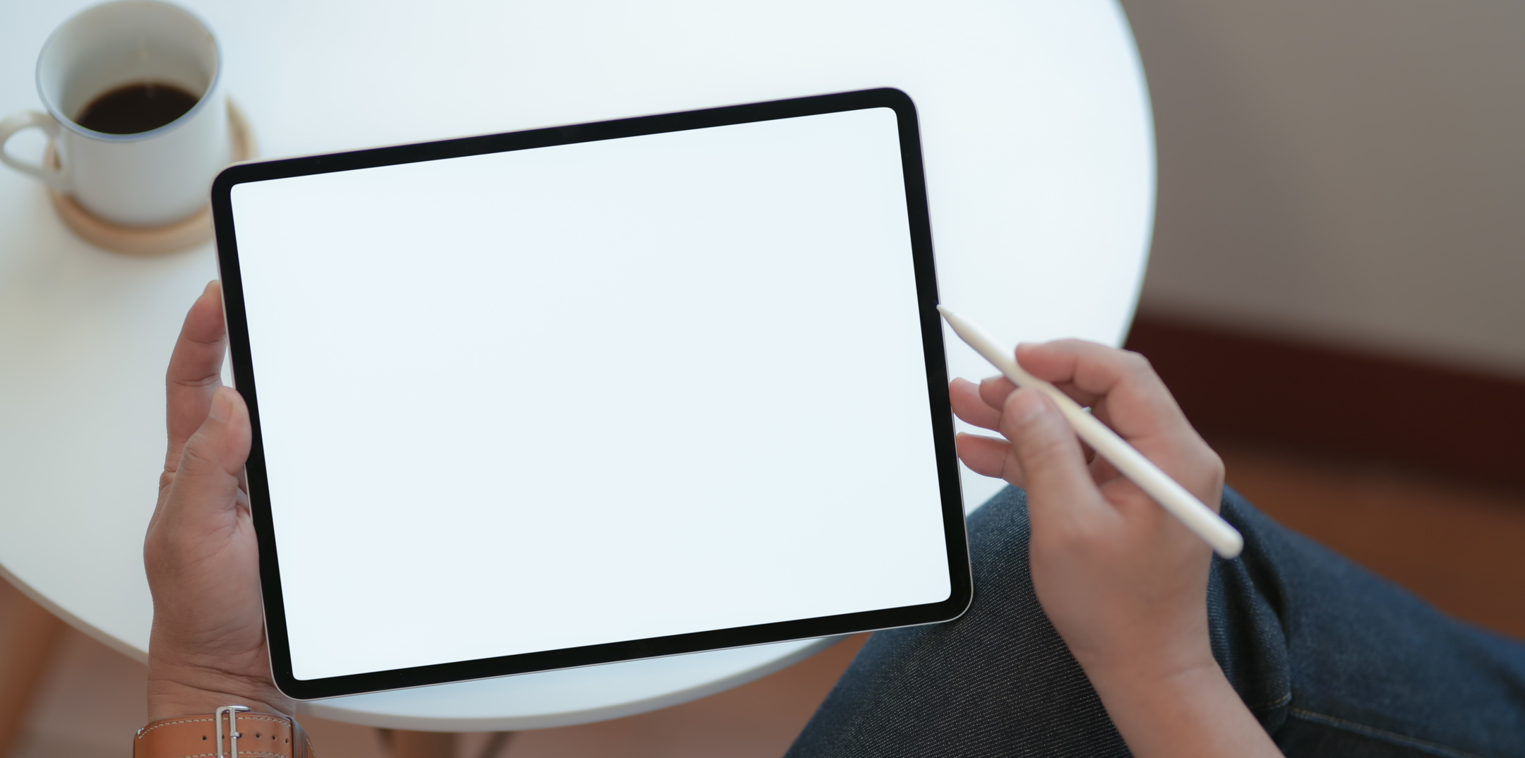 Person Holding White Tablet Computer